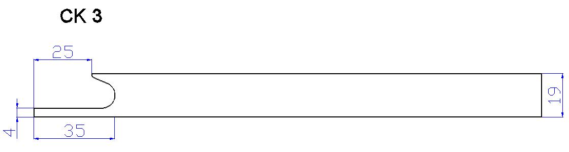 Frez CK3 po szerokości formatki Kliknij aby wybrać usługę