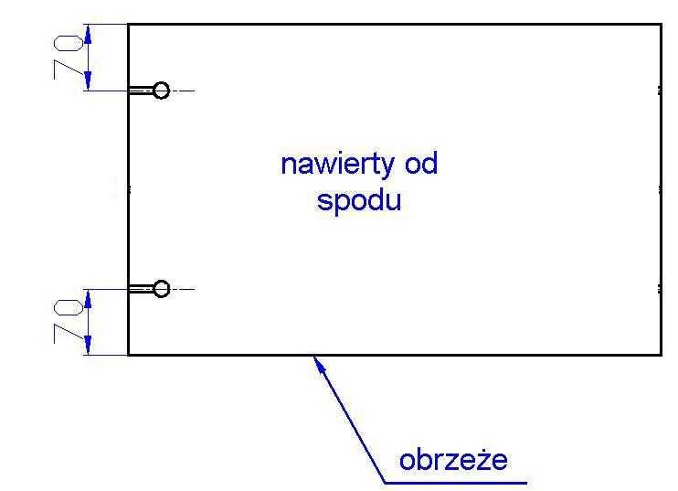 owiert pod mimośród 2 szt. po szerokości Lewe Kliknij aby wybrać usługę