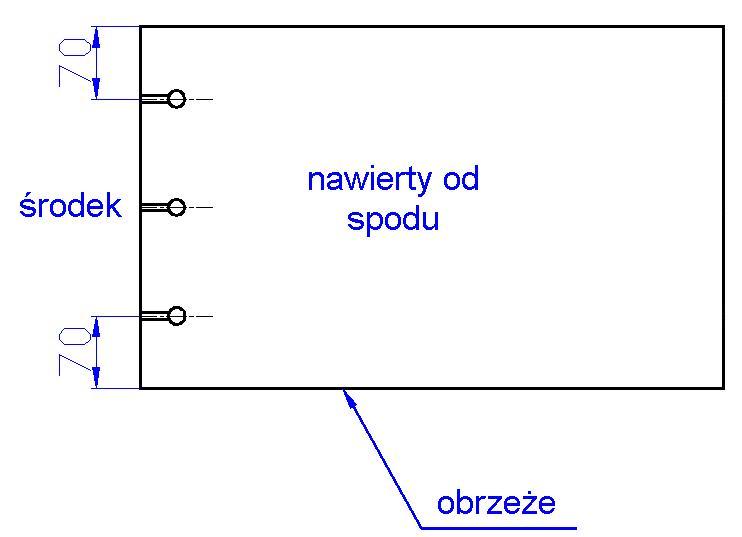 owiert pod mimośród 3 szt. po szerokości Lewe Kliknij aby wybrać usługę