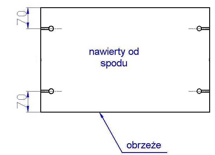 owiert pod mimośród 4 szt. po szerokości Kliknij aby wybrać usługę